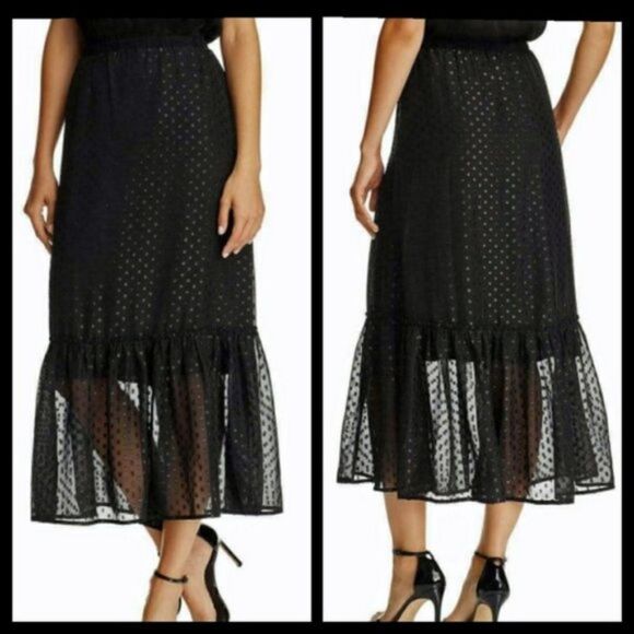 Beltaine Black Midi Skirt XS/S NWT - Picture 1 of 4